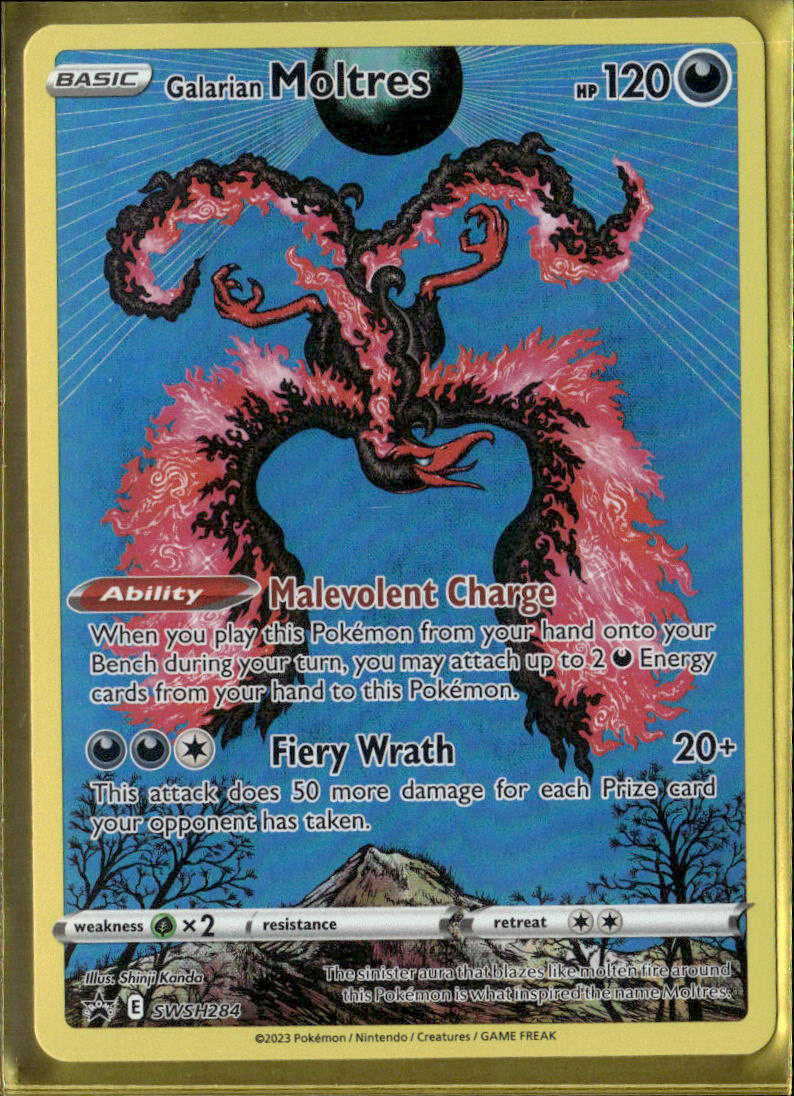 SWSH: Sword & Shield Promo Cards #SWSH284 Galarian Moltres