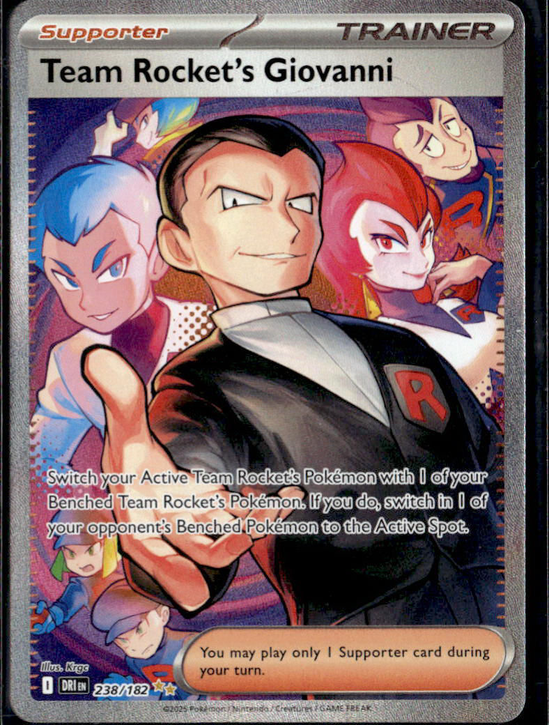 SV10: Destined Rivals #238/182 Team Rocket's Giovanni