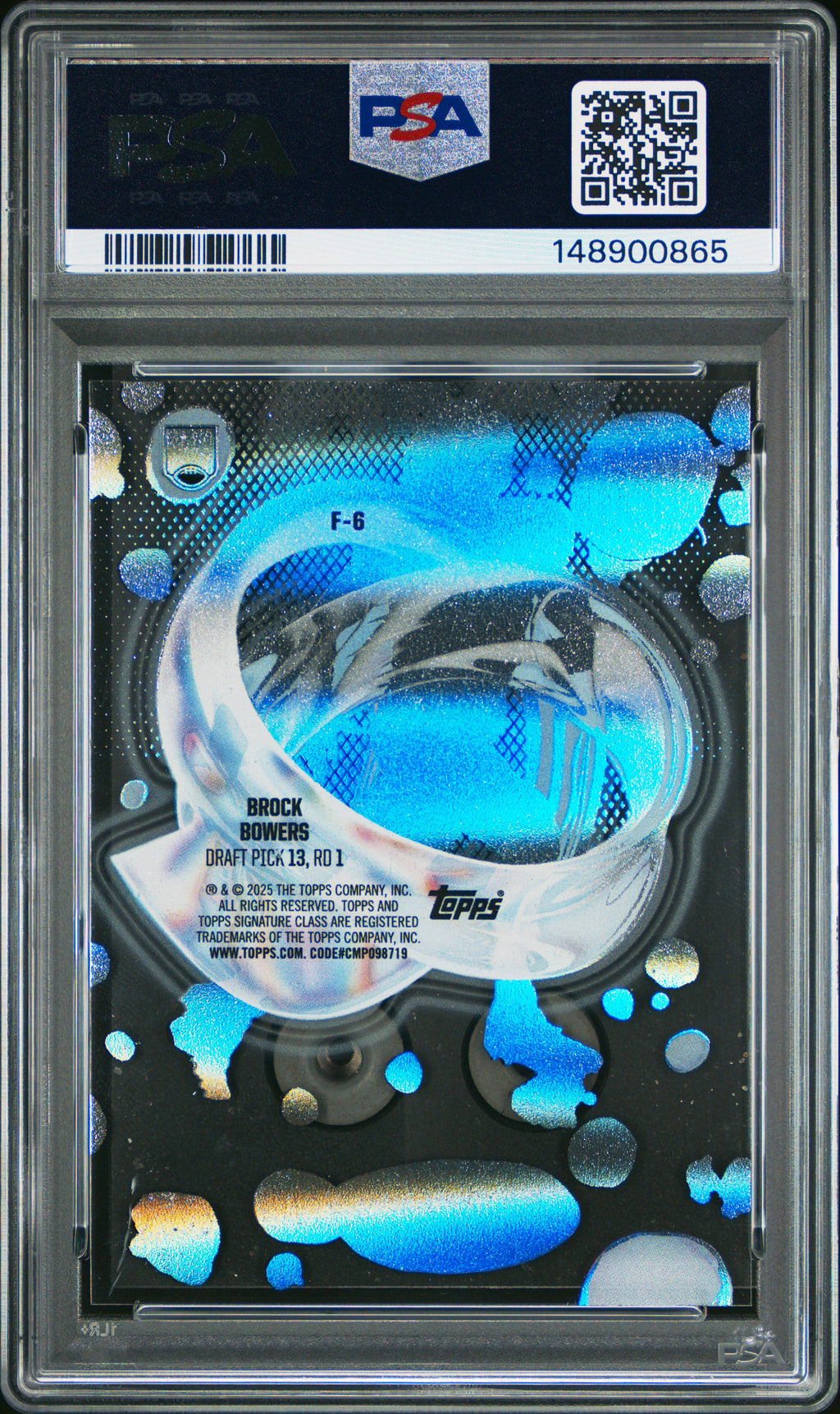 2024 Topps Signature Class Fluidity #F6 Brock Bowers PSA 9 – Double ...