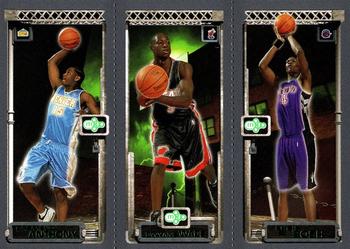 2003-04 Topps Rookie Matrix #113/115 /114 Anthony/Wade/Bosh PSA 8