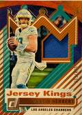 2025 Justin Herbert Panini-Donruss #JK-JHT Jersey Kings Relic 153/425
