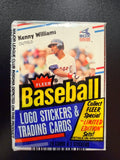 1988 Fleer Baseball Logo Stickers & Trading Cards Pack