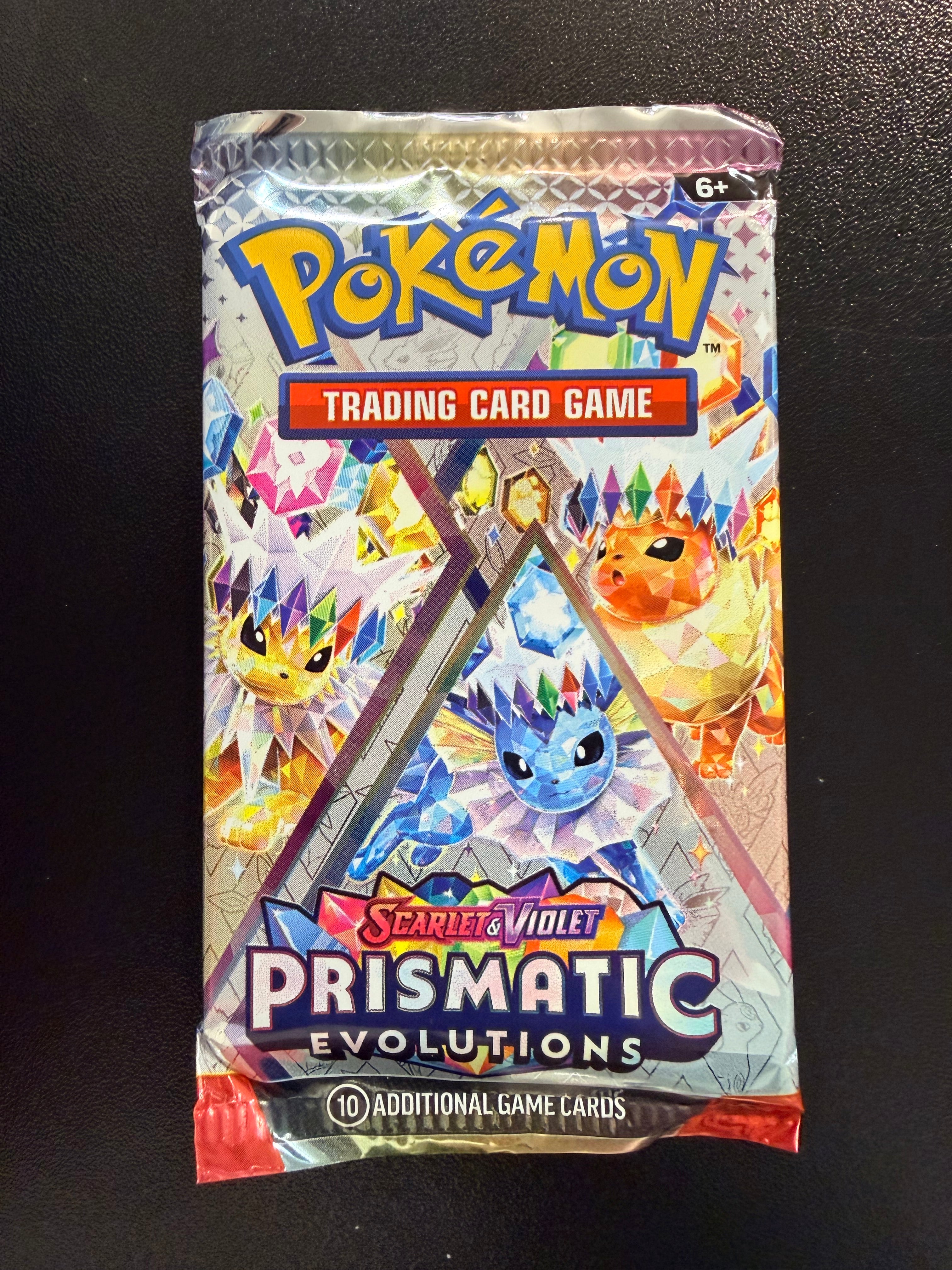 Pokémon TCG: Scarlet & Violet – Prismatic Evolutions Booster Pack (10 Cards)