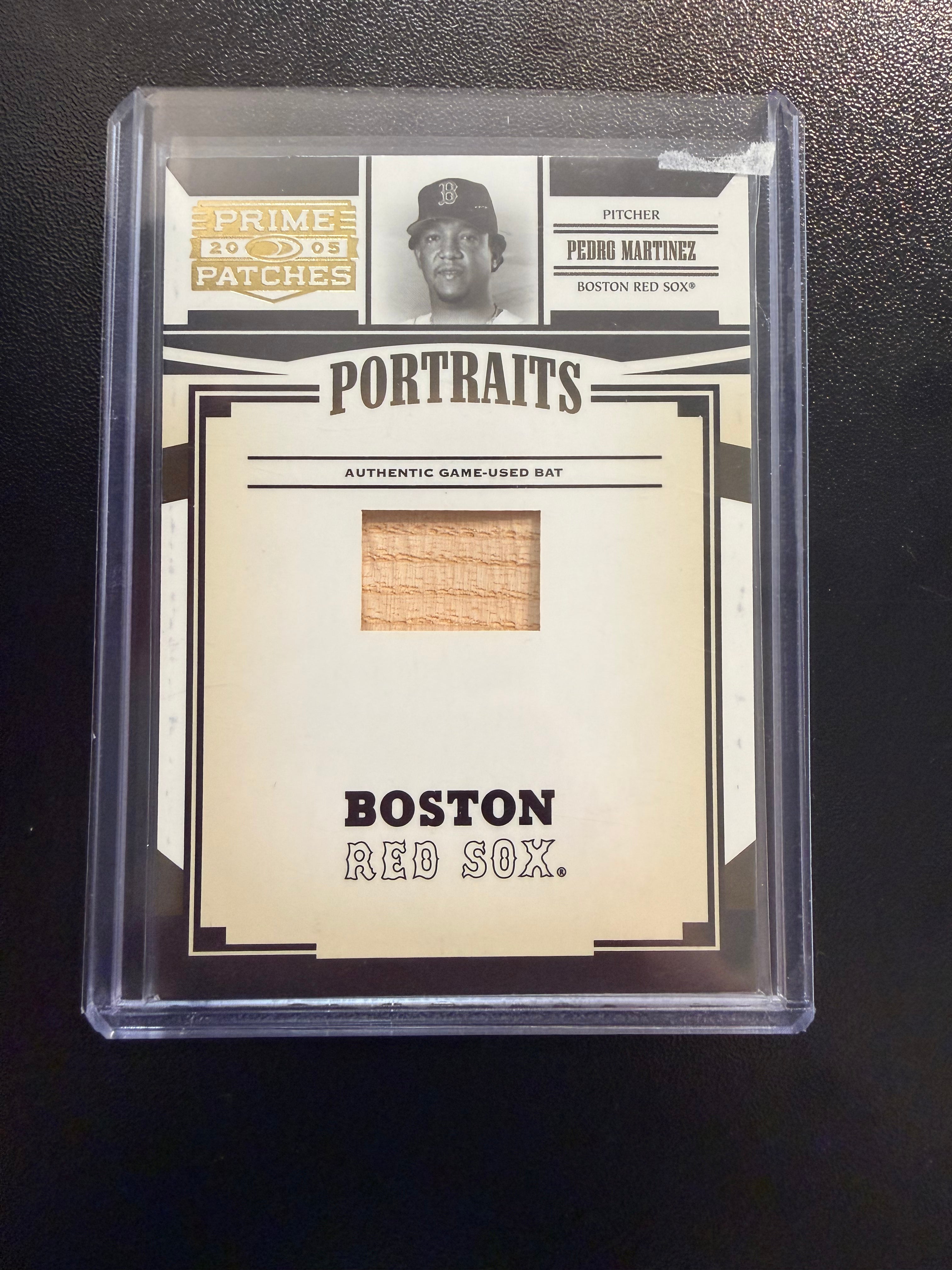 Pedro Martinez 2005 Donruss Portraits Game used Bat
