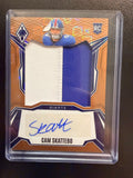 Cam Skattebo 2025 Panini Phoenix Ascension Rookie jersey Autograph