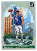 JJ McCarthy 2025 Panini Downtown Oversized