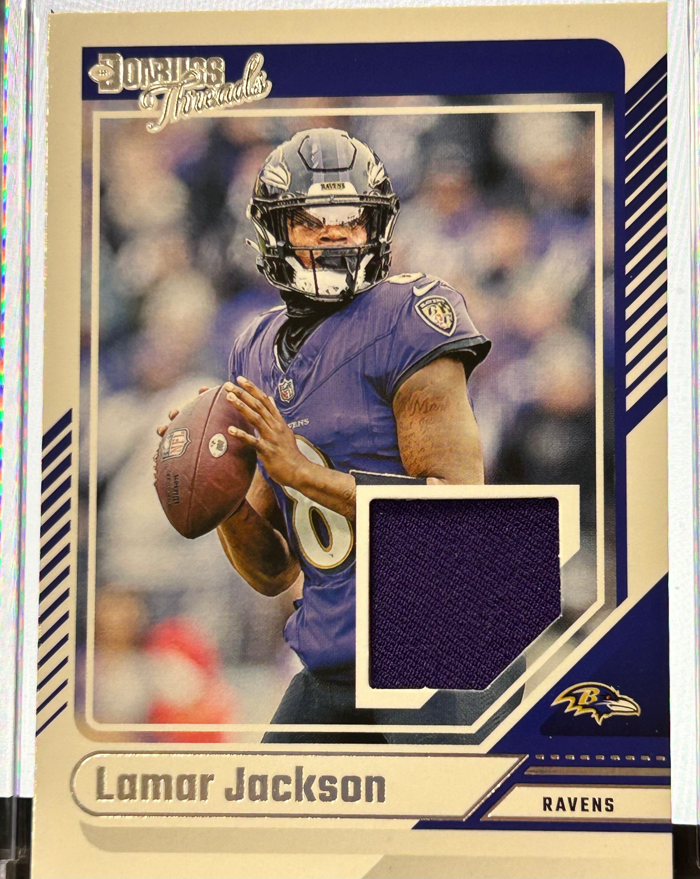 2024 Lama Jackson #DTL-LJA Panini-Donruss Threads Relic