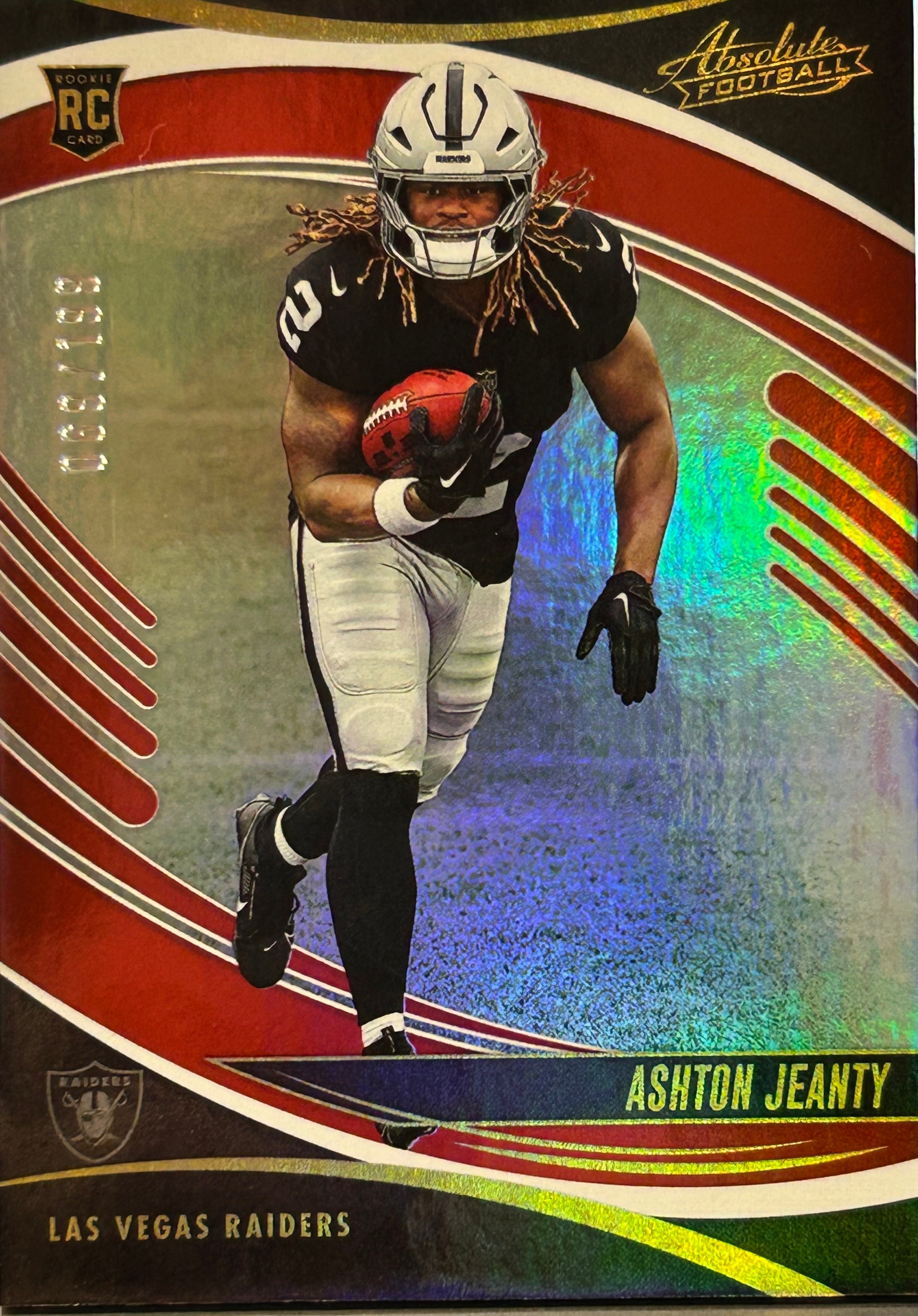 2025 Ashton Jeanty #106 Panini-Absolute Holo Rookie 069/199