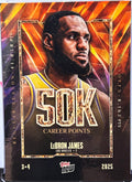 2025 LeBron James #12 Topps 50K Career Points