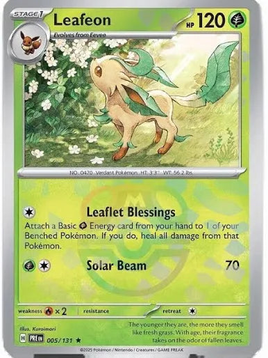 Leafeon Prismatic Evolutions