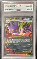 2025 Pokemon PFL EN MEGA GENGAR ex #56 GEM MT 10