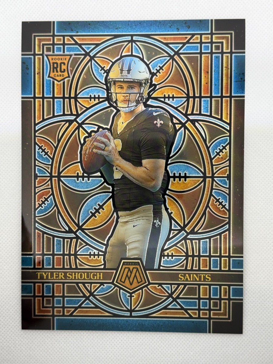 Tyler Shough 2025 Panini Mosaic Stained Glass Oversized