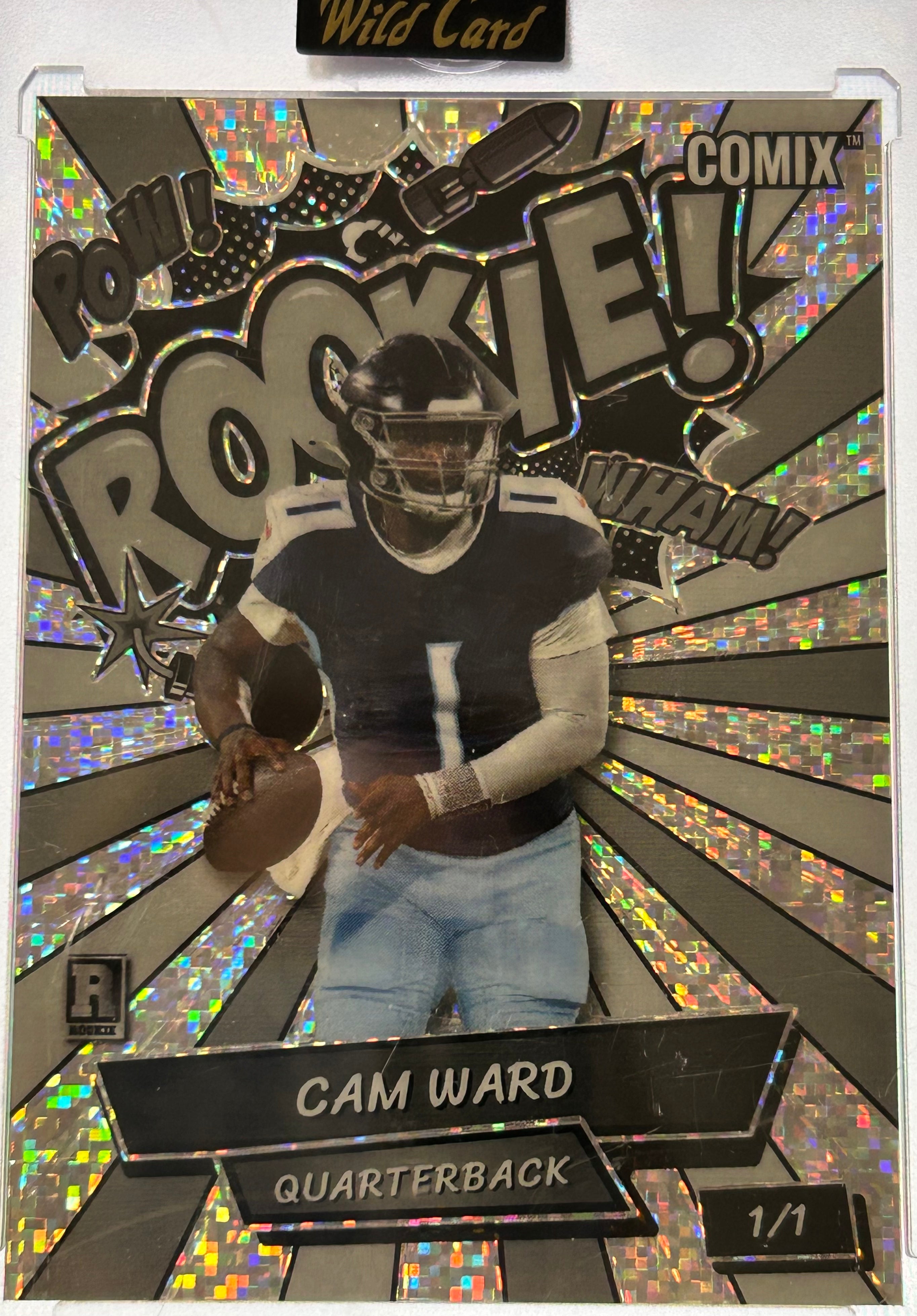 2025 Cam Ward Wild Card Comix #ACRBK-CW Rookie 1/1