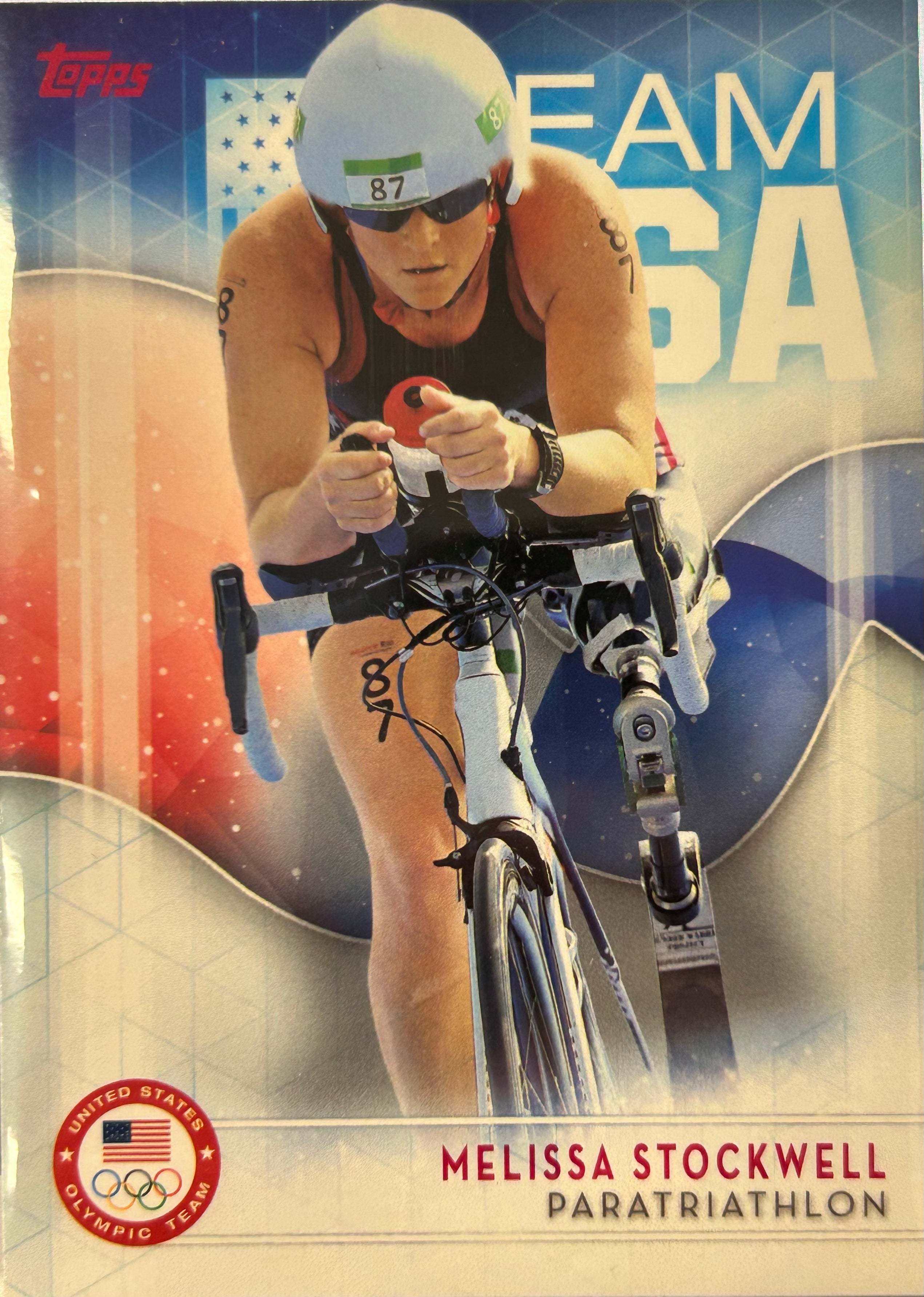 2016 Melissa Stoctwell Paratriathlon Topps Olympics